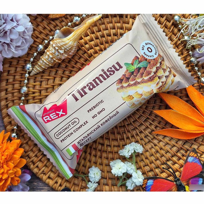 Пирожное протеиновое ProteinRex Tiramisu 40гр м/у