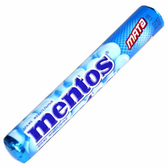 Драже жевательное Mentos мята 37гр м/у