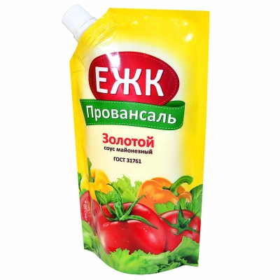 Майонез ЕЖК Золотой провансаль 40% 200гр д/п