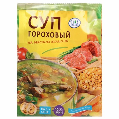 Суп Relish Гороховый на мясном бульоне 60гр м/у