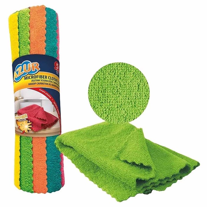 Набор салфеток Azur из микрофибры 5шт 2619