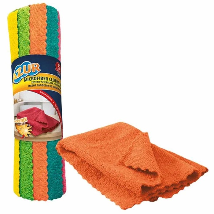 Набор салфеток Azur из микрофибры 5шт 2619