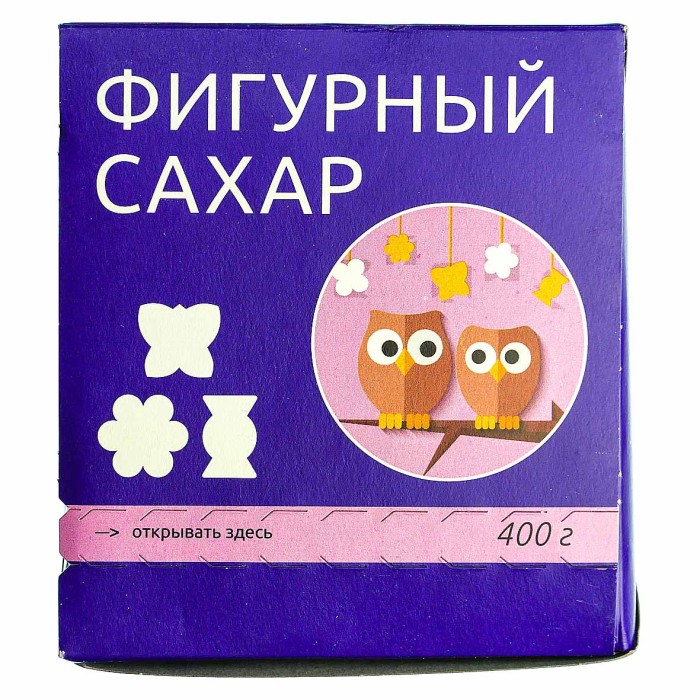 Сахар-рафинад Отличная кухня Детский фигурный 400гр к/у