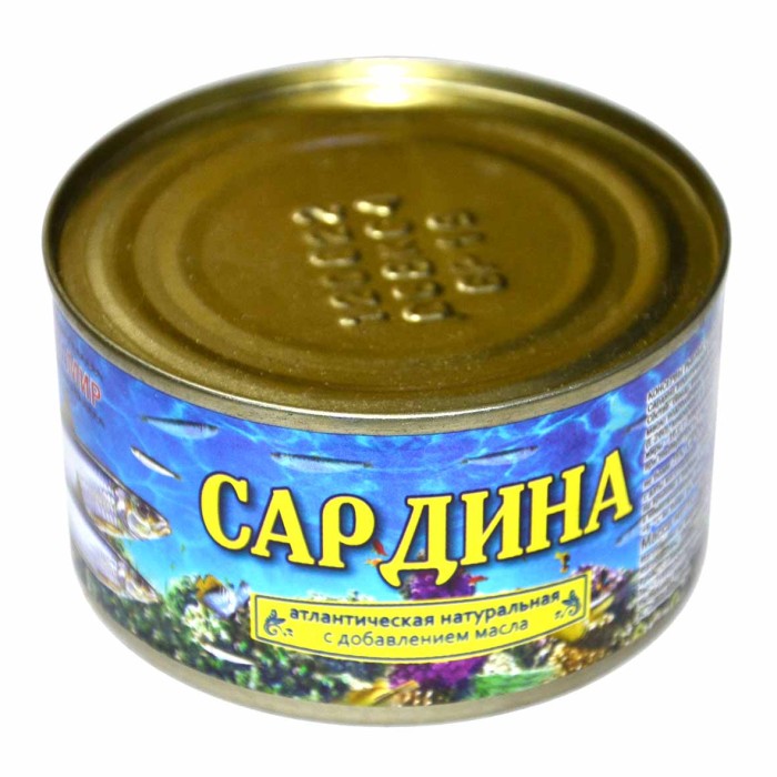 Сардина Фаворит с добавлением масла 240гр ж/б