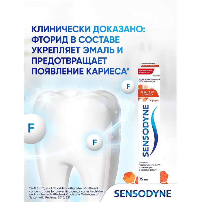 Паста зубная Sensodyne С фтором 75мл к/у