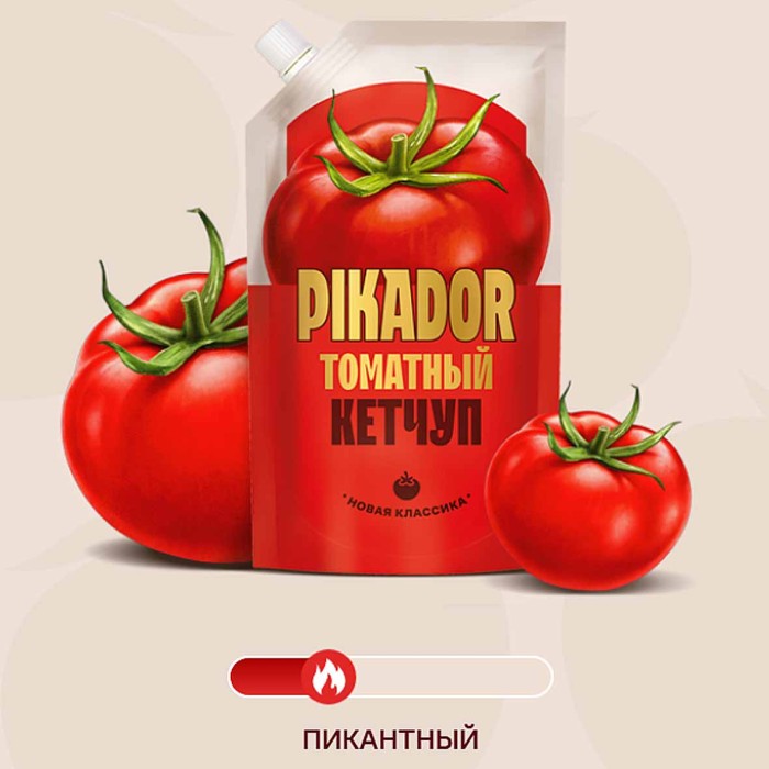 Кетчуп Heinz Pikador Томатный 300гр д/п