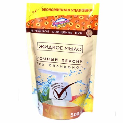 Мыло жидкое Бирюса Сочный персик 500мл д/п