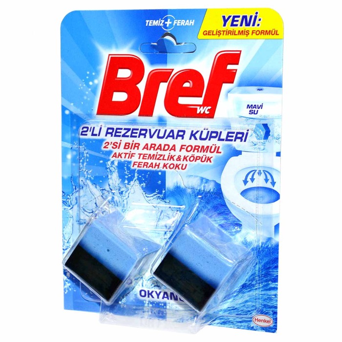 Блок для туалета Bref Duo-Cubes 2*50гр м/у