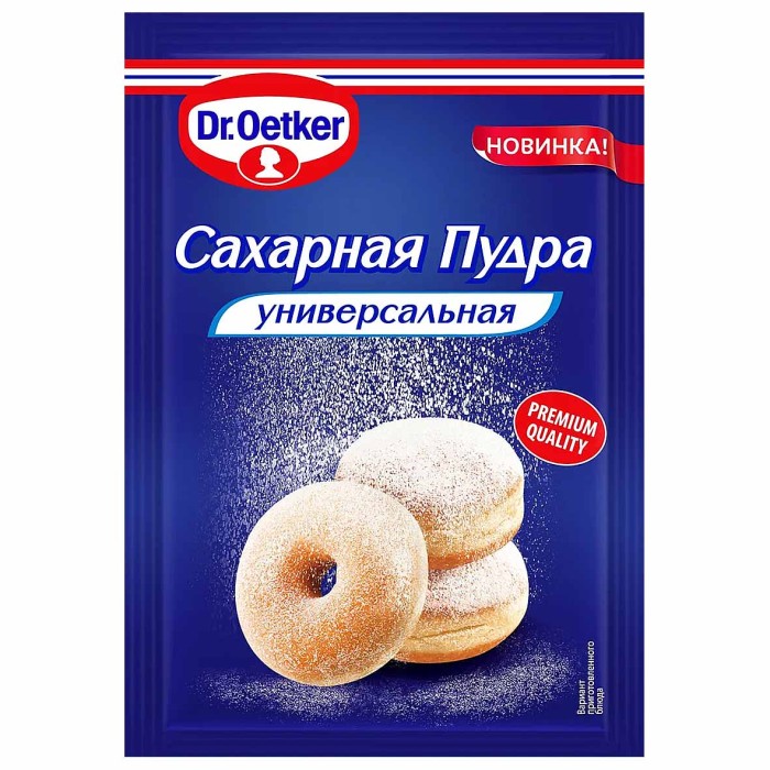Пудра сахарная Dr.Oetker универсальная 60гр м/у