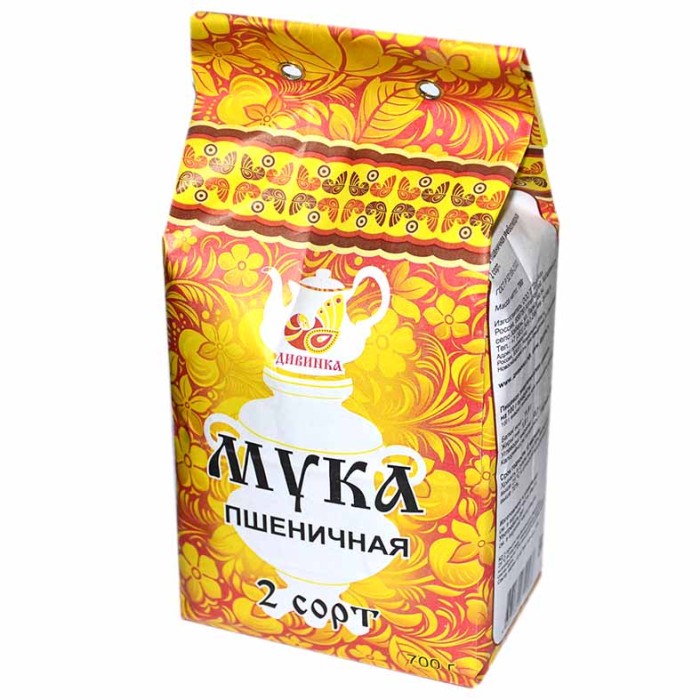 Мука Дивинка пшеничная 2с 700гр м/у