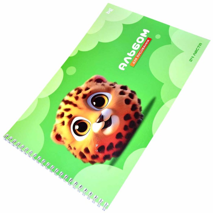 Альбом для рисования BG Пушистики 24л артАР12840