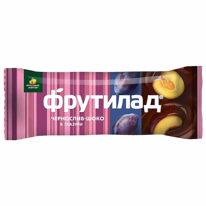 Батончик Фрутилад чернослив-шоко в глазури 40гр м/у