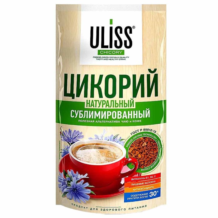 Цикорий Uliss Chicory сублим 75гр м/у