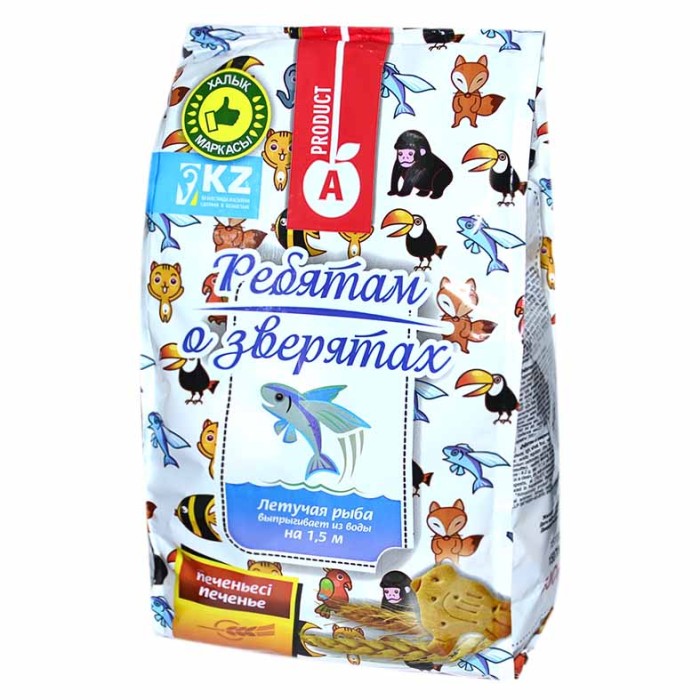 Печенье A-Product Ребятам о зверятах 300гр м/у