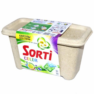 Капсулы для стирки Sorti Color 10*13гр пэт