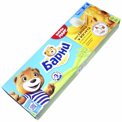 Бисквит Барни банан-йогурт 150гр к/у