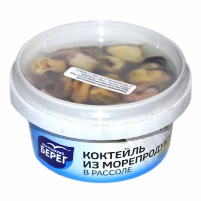 Коктейль морской Балтийский берег в рассоле 385 гр