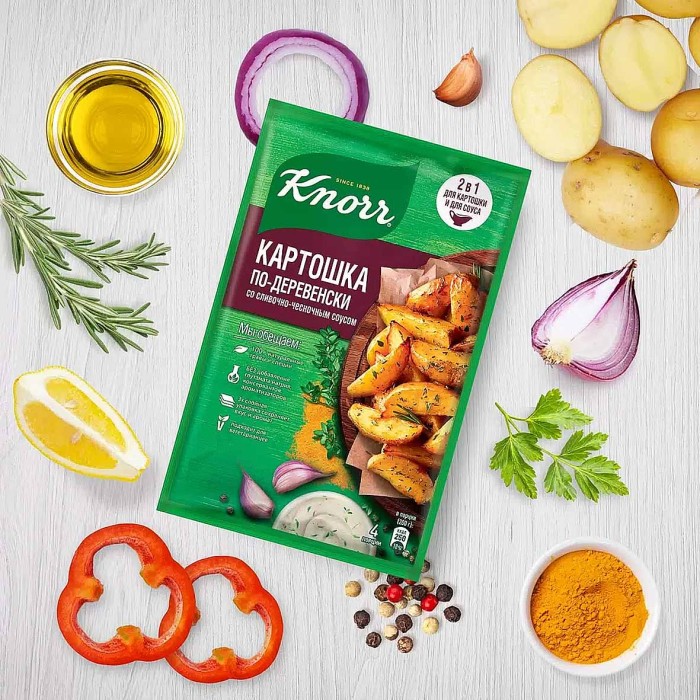 Приправа Knorr Картошка по-деревенски 28гр м/у