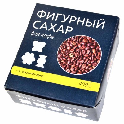 Сахар-рафинад Отличная кухня для кофе фигурный 400гр к/у