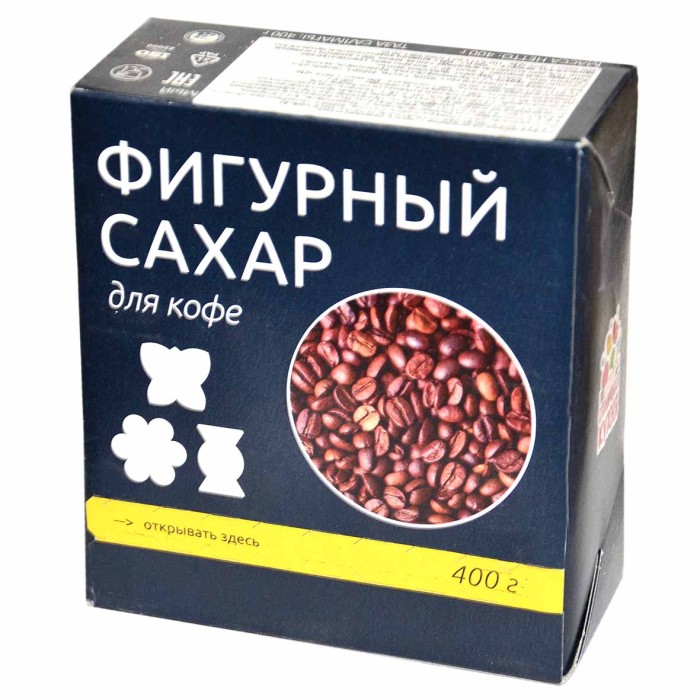 Сахар-рафинад Отличная кухня для кофе фигурный 400гр к/у