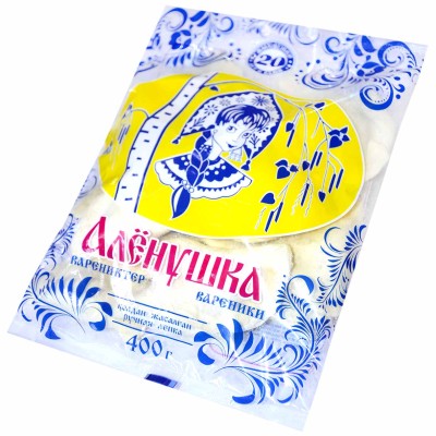 Вареники Аленушка с картофелем 400гр м/у