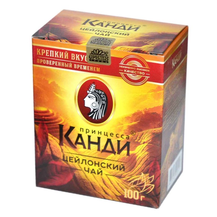 Чай Принцесса Канди Медиум черный 100гр к/у