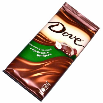 Шоколад Dove Фундук 90гр м/у