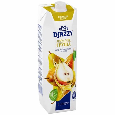 Сок Djazzy грушевый 1л т/п