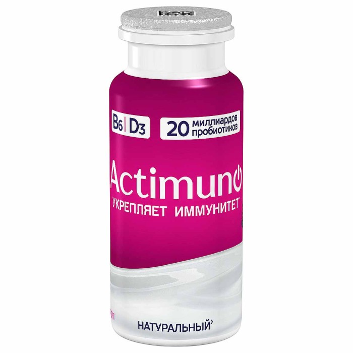 Напиток Actimuno натуральный 95мл пэт