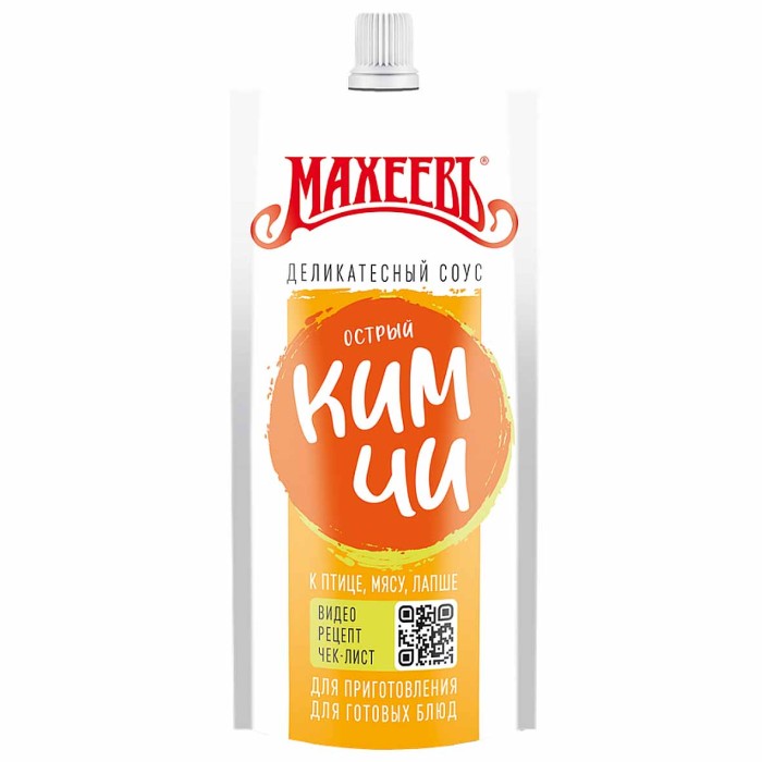 Соус Махеевъ Кимчи деликатесный 140гр д/п