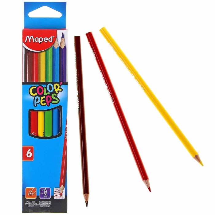 Карандаши цветные Maped Color Peps 6цв арт832002