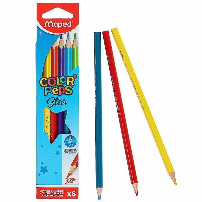 Карандаши цветные Maped Color Peps 6цв арт832002