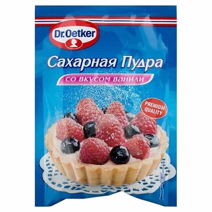 Пудра сахарная Dr.Oetker ваниль 80гр м/у