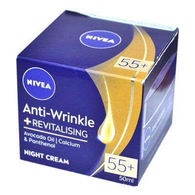 Крем для лица Nivea Энергия молодости ночной 55+ 50мл пэт