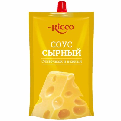 Соус Mr.Ricco Сырный 210гр д/п
