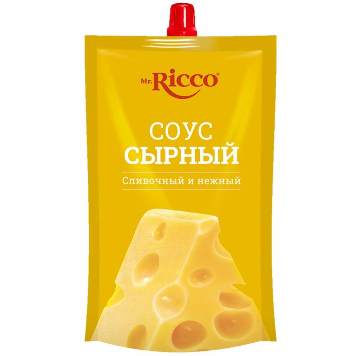 Соус Mr.Ricco Сырный 210гр д/п