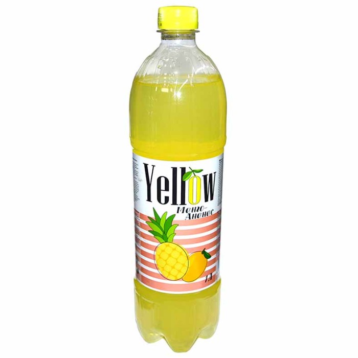 Напиток Yellow манго-ананас газ 1л пэт