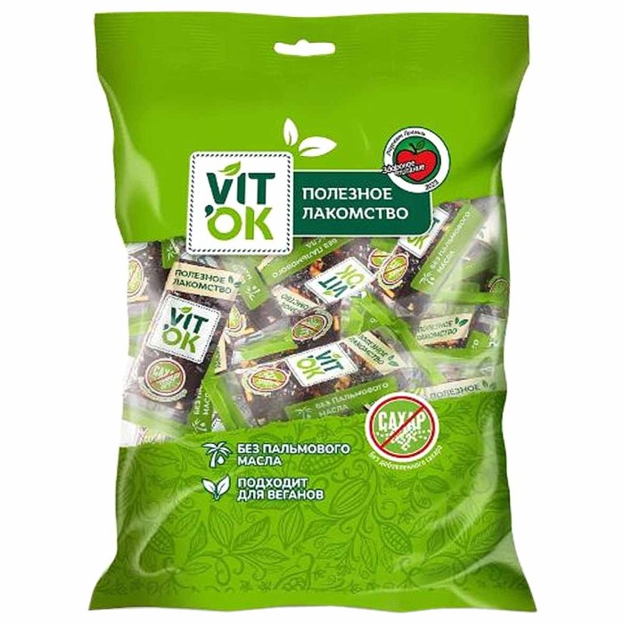 Конфеты VITok неглаз чернослив-орехи 120гр м/у