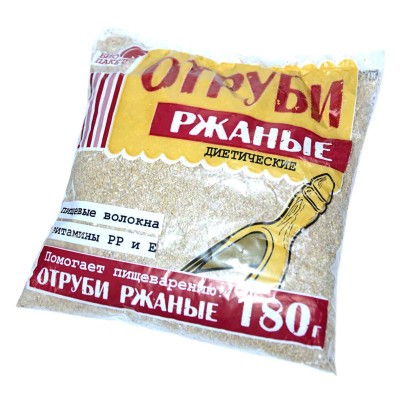 Отруби Диетические ржаные 180гр м/у