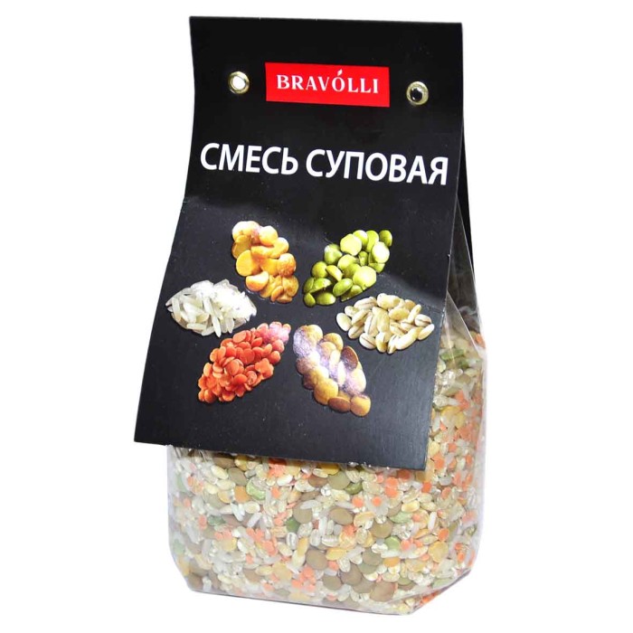 Смесь суповая Bravolli 350гр м/у