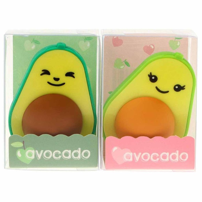 Точилка Bruto Visconti Авокадо с контейнером +ластик арт 35-0036