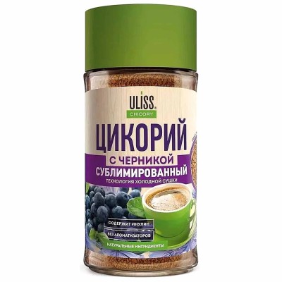 Цикорий ULISS Chicory с экстрактом черники 85гр ст/б
