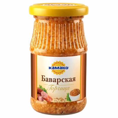 Горчица Камако Баварская 170гр ст/б