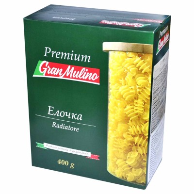 Макароны Granmulino Premium елочка 400гр к/у