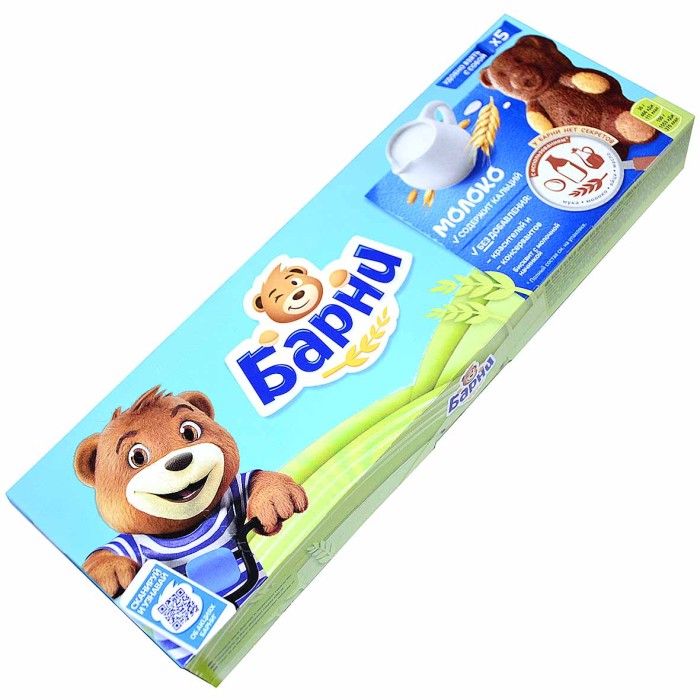 Бисквит Барни молочный 150гр к/у