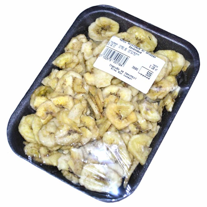 Чипсы фруктовые ИП Архабай банановые