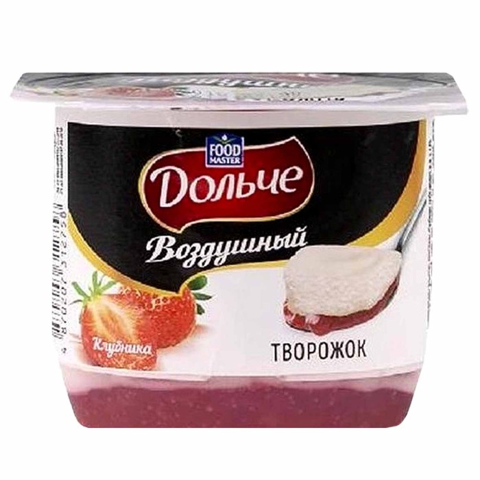 Десерт воздушный Дольче клубника 2,8% 100гр пэт