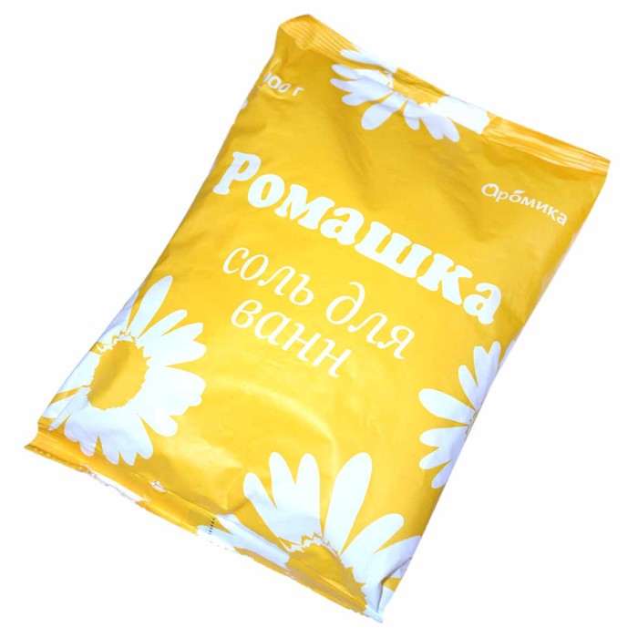 Соль для ванн Аромика Ромашка 1кг м/у