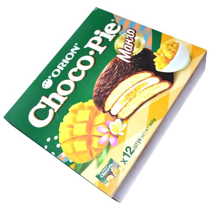 Печенье Choco-Pie Mango 12*30гр к/у