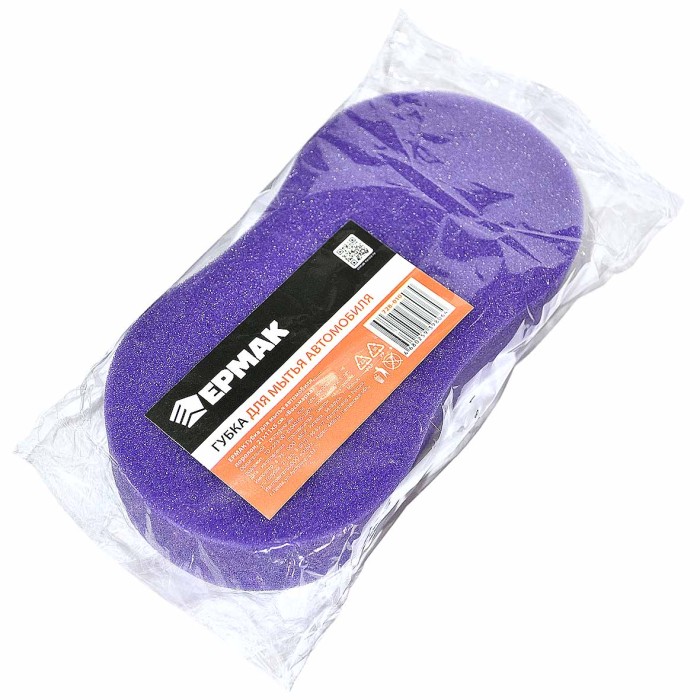 Губка автомобильная New Galaxy поролон 21*11*5см восьмерка арт728-010